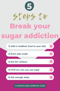 Sugar addiction is real. It can be so hard to break. You want to look into why you are addicted to sugar and is it a coping strategy? Follow these steps to help you break your sugar addiction/ #sugaraddiction #addiction #weightloss How To Stop Yourself From Eating Sweets, Kicking Sugar Cravings, How To Stop Being Addicted To Food, Sugar Withdrawal, Prediabetic Diet, Quit Sugar, Home Beauty Tips, Sugary Food, Probiotic Foods