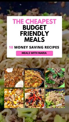 the cheapest budget friendly meals 10 money saving recipes