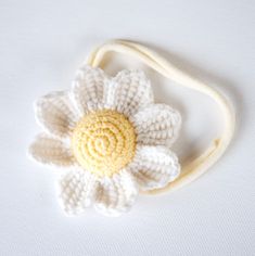 This adorable accessory is perfect for your little one, adding a touch of floral delight to any outfit. 🌼✨ 🌼 Crafted with care, the daisy baby headband features a cute daisy that exudes a Kawai charm, making it an irresistibly cute addition to your baby's ensemble. 🌼👧 🌼 The floral hairband is not just an accessory but a statement piece that effortlessly enhances your baby's cuteness. The playful design and vibrant colors make it an absolute must-have for those precious photo moments. 📸 🌼 Versatile and comfortable, the daisy headband is suitable for any occasion, whether it's a casual day out or a special event. 🪡 PRODUCT DETAILS:* Materials: Crochet, Amigurumi* Daisy Size: ~ 3 inches diameter* Durable design, high-quality craftsmanship* Perfect unique gift for toddlers, baby girls, Daisy Headband Crochet, Daisy Baby Blanket Crochet, Mommy And Baby Crochet Headbands, Amigurumi Daisy, Crochet Daisy Bandana, Crochet Daisy Hair Clip, Crochet Baby Headband, Daisy Hat, Floral Hairband