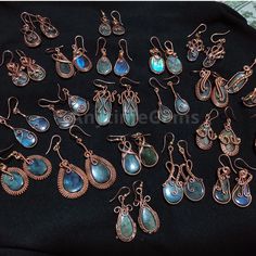 Wire Wrapped Earrings, Wire Wrapped Labradorite, Labradorite Earrings, Wire Wrapped Crystal, Copper Earring, Handmade Copper Wire Jewelry Copper Wire Jewelry, Labradorite Earrings, Wire Wrapping Crystals, Wire Wrapped Earrings, Handmade Copper, Copper Earrings, Copper Wire, Wire Wrapped Jewelry, Stone Jewelry