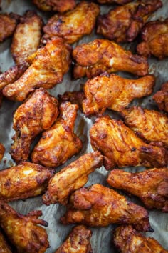 chicken wings are fried and ready to be served in the oven or on the grill