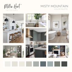 the interior color palette is mostly mountain gray