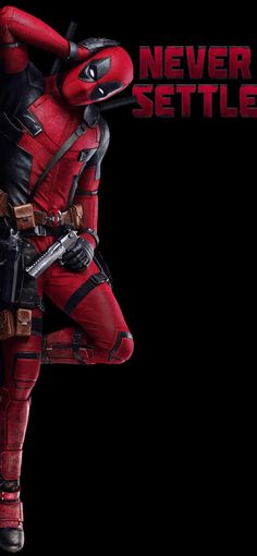 Black Background, Deadpool, Wallpapers, Red, Black