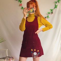 Mathilda Mai, Vintage Corduroy, Corduroy Dress, Moda Vintage, Mode Inspo, Mode Vintage, Colourful Outfits