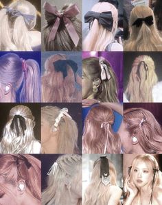 Kpop Hair, Rosé Aesthetic, Bow Hairstyle, Rose Blackpink, Rose Icon, Rose Hair, Black Pink Instagram