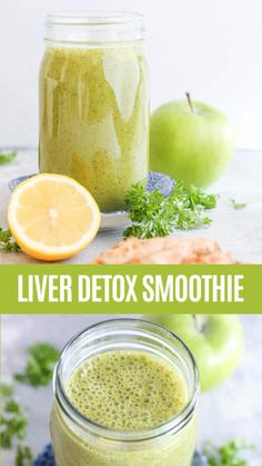 Liver Detox Smoothie with detoxifying whole foods. This healthy green smoothie is packed with everything cleansing and revitalizing foods. Liver Detox Smoothie, Filling Smoothie, Smoothies Vegan, Liver Recipes, Best Smoothie, Liver Diet, Healthy Green Smoothies, Smoothie Detox, Photo Food