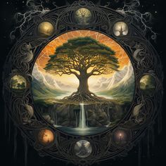 the tree of life is surrounded by other things