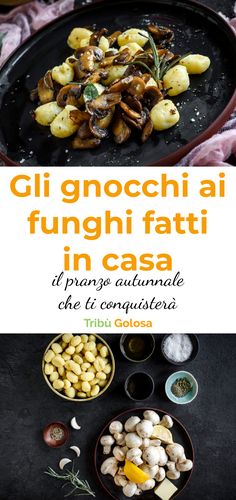 I #funghi sono i protagonisti dell' #autunno gustosissimi, danno sapore ai vostri piatti e sono semplici da cucinare. Oggi vi proponiamo un primo piatto dal sapore impagabile: degli #gnocchi conditi con una #spadellata di funghi saporiti.   #tribugolosa #gourmettribe #golosiditalia #cucina #cucinaitaliana #cucinare #italianrecipes #food #italianfood #foodstyling #yummy #foodlover #ricette #recipe #homemade #delicious #ricettefacili Ravioli