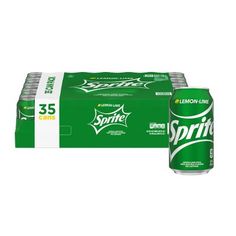 two cans of spriter lemon lime soda