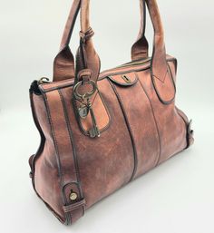 FOSSIL Long Live Vintage 1954 BrownGenuine Leather Satchel PURSE. Condition is Pre-owned. Shipped with USPS Ground Advantage. Satchel Purse, Long Live, Leather Satchel, Brands Outlet, Fossil, Bags Handbags, Satchel, Shoe Accessories, Bag Lady