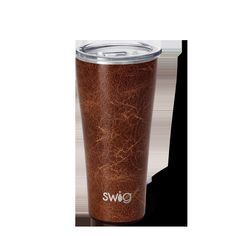 the swig tumbler is made from leather