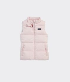 Oversized and extra-cute, this perfect puffer vest is a must-add to her cool-weather wardrobe. Oversized Puffer Vest, Cute Vest, Pink Dogwood, Oversized Puffer, Girls Outerwear, Outerwear Vest, Blazer Vest, Comfort Color, Girls Jacket