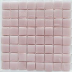 009-g Light Pink, 12mm - Oranges, Reds & Pinks tile - Kismet Mosaic - home & commercial decor Light Pink Tile, Recycled Mosaic, Soft Romance, Whimsical Kitchen, Loving Embrace, Pink Gloss, Serene Bathroom, Tile Kitchen