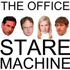 an advertisement for the office featuring five people