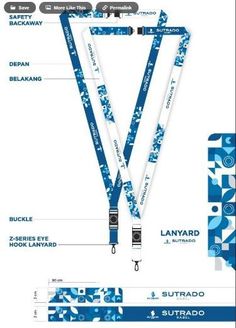 the lanyard strap is designed to be worn on all kinds of devices