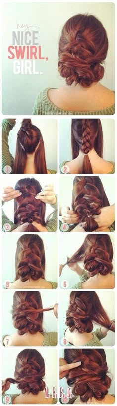 Going to learn this.. <3 #hair #hairstyle tutorial  U-TUBE has lots of tutorials to teach you how to make these "looks to hard to do"..but super easy tutorials. Start off at Prom/wedding updo's and go from there. I was just amazed that these could be done in 5 minutes! Yep FIVE MINUTES! Braids French, Hair Updo, Hair Braids, French Braid, Love Hair, Hair Today