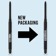 Meet Maybelline's first blendable mechanical gel eyeliner pencil. Just blend and set for a smoldering smokey look. Maybelline NY’s Tattoo Studio Smokey Gel Pencil glides on smooth for a sultry blend and smoldering tattoo matte finish. This smudge proof eyeliner doesn’t smear—even in the inner line. It’s a long-lasting waterproof black eyeliner that’s formulated with powder in a gel, leaving behind a smokey, blurred and elegant look. Plus, it’s designed with a precision application tip for ultima Grey Eyeliner, Gray Eyeliner, Smudge Proof Eyeliner, Maybelline Tattoo, Gel Eyeliner Pencil, Blue Eyeliner, Maybelline Makeup, Brown Eyeliner, Skin Prep