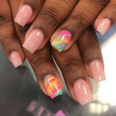 889 Likes, 14 Comments - 👑Crown The Nails By Nancy💅🏽 (@_nailsbynancy) on Instagram: “Short Square Nails #color #nails #shortnails #cutenails #nailart #nailjunkie #naillife #nailgame…” Pink Colorful Nails, Simple Cute Spring Nails, Short Style Nails, Gel Color Nails Design, Short Square Spring Nails 2024, Spring Nail Designs Acrylic Short, Nails With Tip Color, Cute Short Square Nails Pink, Cute Spring Nail Designs Simple