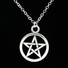 New Pendant:1.5*1.5cm Style:Goth, Chokers Style Necklace Emo Wicca Pagan Material: Zinc Alloy Chain: Link, 45cm The Word Pentagram Comes From The Greek Word (Pentagrammon), From (Pente), "Five" + (Gramm), "Line".The Word "Pentacle" Is Sometimes Used Synonymously With "Pentagram" The Word Pentalpha Is A Learned Modern (17th-Century) Revival Of A Post-Classical Greek Name Of The Shape. Pentagram Pentacle Pendant Necklace Pentagram Wicca Pagan Witch Gothic Celtic Nature Greek Name, Silpada Earrings, Wiccan Crafts, Gem Drop Earrings, W Necklace, Witchcraft Spells, Mom Earrings, Pentagram Pendant, David Yurman Bracelet