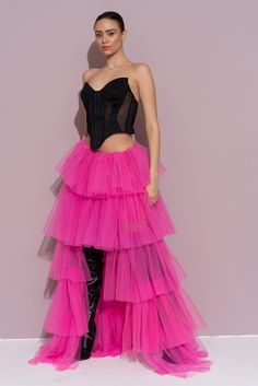 skirt Standing Out From The Crowd, Tiered Tulle Skirt, Layered Tulle Skirt, Dress Satin, Dress Cover, Mid Rise Jeans, Blazer Dress, Mesh Dress, Satin Dresses