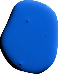 a blue object is shown against a white background