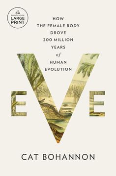 the book cover for eve by cat bohannonn, with an image of trees and