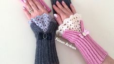 Crochet Glove, Heart Gloves, Crochet Fingerless Gloves Free Pattern, Crochet Arm Warmers, Sweater Tutorial, Glove Pattern, Crochet Gloves Pattern, Diy Gifts For Mom, Min Pin