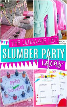 the ultimate list of slumber party ideas for girls and boys to do this summer