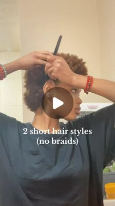 Protective Natural Hairstyles On Short Hair, Hairstyle For Short Afro Hair, Quick Short Natural Hairstyles, Short Hair Afro Styles, 4c Twist Out Hairstyles Short, How To Style Afro Hair Short, Flat Twist On Short Natural Hair, Styles For Short Natural Hair 4c, Short Twist Braids Hairstyles Natural