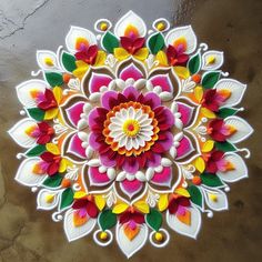 Rangoli ideas, rangoli designs images Vastushanti Rangoli, Arti Thali Decoration, Arti Thali, Rangoli Designs For Competition, Thali Decoration, Rangoli Ideas, Rangoli Designs Diwali