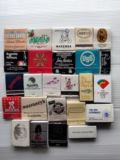 This listing is for a Vintage matchbooks and matchbox Set of 25 match books hotels bars casinos restaurants match covers souvenirs assortment Matchbooks/ matchbox in a variety of colors and sizes, all with matches (although some of the books may be missing a few matches, these aren't just empty covers). Good vintage condition Thank you for looking! #1 Match Books, Vintage Matchbooks, Hotel Bar, Booking Hotel, Casino, Thank You, Restaurant, Hotel, Bar