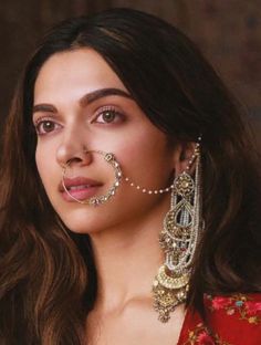 Mastani Jewellery, Bride Aesthetic, Bajirao Mastani, Brown Girls Makeup, Crush On Him, Bridal Jewellery Design