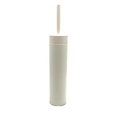 a white vase with a long tube sticking out of it's side on a white background