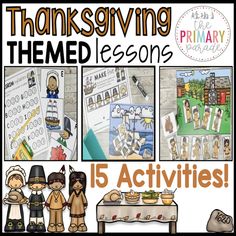 thanksgiving themed lesson for the classroom to teach children about thanksgiving and other things they are doing