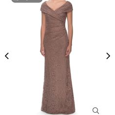 Reposhing This Item I Purchased From @Cce2302. Loved It, But Ready To Rotate For Something New. Questions? Leave A Comment Below! Long Lace Gown, Aqua Prom Dress, Rose Colored Dress, Strappy Gown, Lace Long Gown, Gala Party, Lace Burgundy Dress, Evening Dresses With Sleeves, Party Dinner