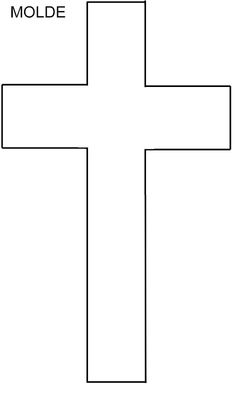 a cross with the word molde on it and an image of a large white cross