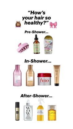 How i keep my hair healthy.. 🫧🎀#affiliatelink #hair #hairproduct #healthyhaircare #ogx #redken #rosemaryoil #fino Hair Journey Tips, Beauty Treatments Skin Care, Curly Hair Care Routine, Hair Growth Secrets, Hair Growing Tips, Curly Hair Styles Easy, Hair Healthy