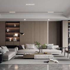 Modern living room Living Area Modern Design, Modern Lux Living Room, New Living Room Ideas, Living Room Minimal, Apartment Lounge, Modern Living Room Interior, Condo Design, Decor Home Living Room, Shiraz