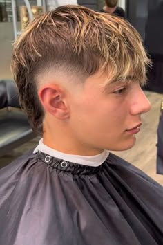 The Best 25 Modern Mullet Haircuts for Men (Detailed Gallery) | Heartafact Boys Modern Mullet, Modern Mullet Boys, Mens Straight Hair, Trendy Mullet, Mens Mullet, Modern Mullet Haircut, Fade Haircut Short, Men Fade Haircut, Boys Hair Styles