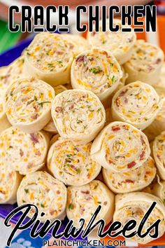 Make With Rotisserie Chicken, Cheese Cheddar, Pinwheel Recipes, Plain Chicken, Appetizers Easy Finger Food, Finger Foods Easy, Boat Food, Bacon Ranch