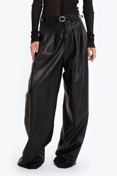 Petar Petrov, Full Look, Wide Leg Trousers, Black Pants, Casual Pants, Night Out, Full Length, Wide Leg, High Rise