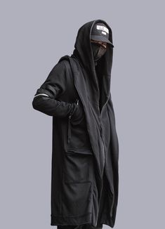 techwear coat Techwear Cloak, Urban Ninja Fashion, Techwear Coat, Ninja Fashion, Acronym Clothing, Urban Techwear, Japanese Techwear, Techwear Ninja, Mens Techwear