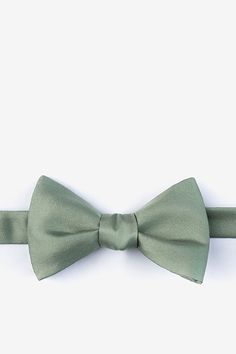 Moss Self-Tie Bow Tie Elegant Green Tuxedo For Parties, Elegant Green Tuxedo For Formal Occasions, Adjustable Solid Color Bow For Formal Occasions, Adjustable Solid Bow For Formal Occasions, Solid Color Bow Tie With Decorative Bow For Weddings, Solid Bow Tie With Decorative Bow For Wedding, Adjustable Solid Color Formal Bow, Solid Color Bow Tie For Party, Decorative Bow Tie For Wedding