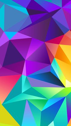 an abstract colorful background consisting of triangular shapes and colors that appear to be multicolored