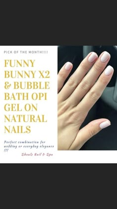 Neutral Bio Gel Nails, Wedding Nail Polish, Opi Gel Nails, Gel Colors, Nail Polish Trends, Wedding Nail, Pink Nail Polish, Bride Nails, Pink Nail