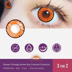 Genshin Impact Chiori Cosplay Contacts Orange Anime, Tower Of Fantasy, Nami Cosplay, Yoruichi Shihouin, Green Contacts