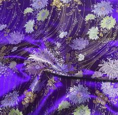 Gold Goddess Aesthetic, Purple And Gold Aesthetic, Genshin Ocs, Different Shades Of Purple, Gold Goddess, Silk Brocade Fabric, Goddess Aesthetic, Diy Stockings, Wedding Post