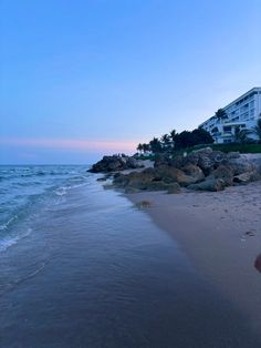 the beach is clean and ready for us to use