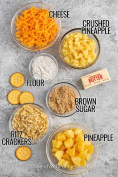 Ritz Cracker Topping, Unique Side Dishes, Pineapple Casserole, Pineapple Angel Food, Cracker Toppings, Butter Crackers, Ritz Cracker, Pineapple Desserts, Pineapple Chunks