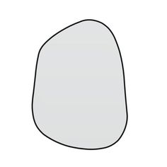 an image of a white object with black lines on the top and bottom half of it